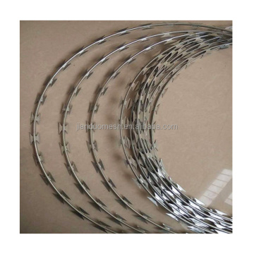 Galvanized BTO 22 Blade Concertina Razor Barbed Wire Price in Bangladesh