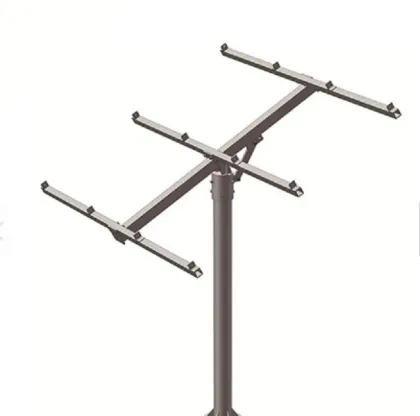 Customized Home Solar Panel Mount Pole Stand for Ground Solar Mounting Systems