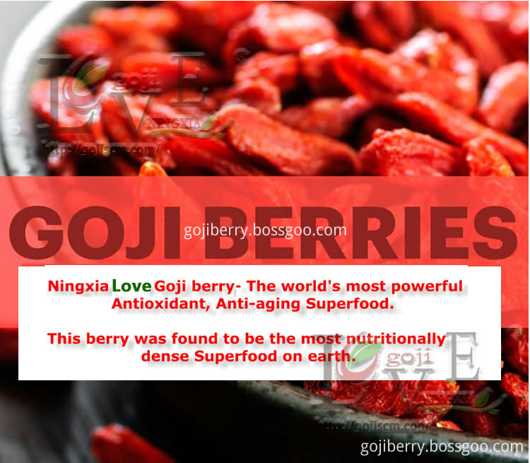 Goji Berry Vitamins features