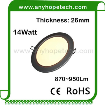 New Arrivel round 14w diameter 170mm recessed led hidden ceiling lighting