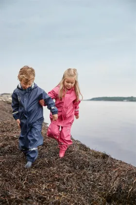 Kids Winter Transparent Raincoat