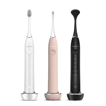 Wireless Ultra-sonic rechargeable toothbrushes with LED indicator