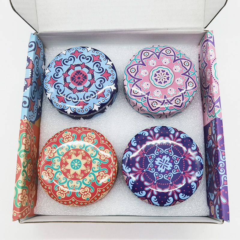 Натуральныя соевыя воску, духмяныя кветкавыя свечкі ў волава