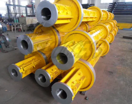 Yellow Electric Prestressed Concrete Poles Precast Concrete Pole Iso