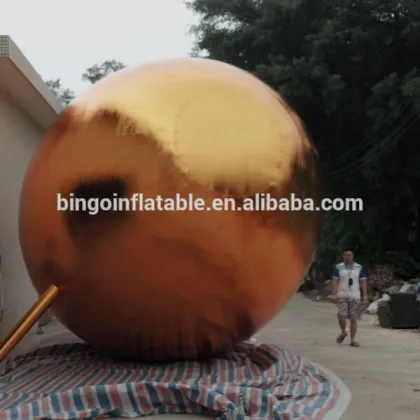 inflatabale large golden egg for advertising
