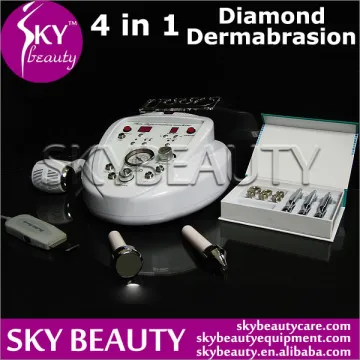 4 in 1 Unit Diamond Dermabrasion Machine Ultrasonic Scrubber