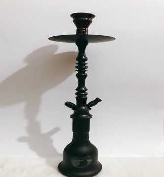 Black flat bottomed pipe
