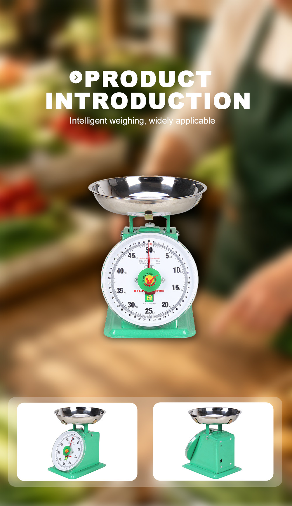 RH‑050 50Kg Scale With Stainless Steel Bowl Pan x