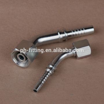 Elbow 45 Degree Metric Female 24 Degree Cone Interlock Hydraulic Fitting