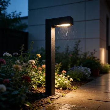 Seven Style LED Bollard Light for Courtyard Landscape