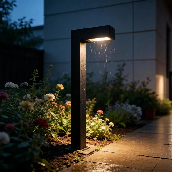 Seven Style LED Bollard Light for Courtyard Landscape