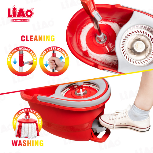 LT2416 LIAO Spin Mop, sistema de balde giratório Tornado