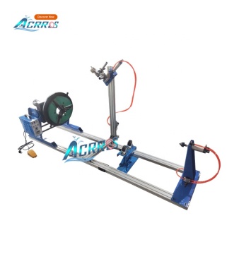 Pneumatic Head Tailstock Positioner with Big Through Hole 245mm Welding Turntable Positioner 600kg