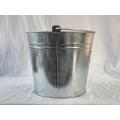 14lt cubo de metal galvanizado