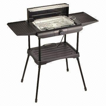 2,000W Outdoor/Indoor BBQ Grill with 2 Wings, CE-/RoHS-compliant, Measures 560 x 370 x 820mm
