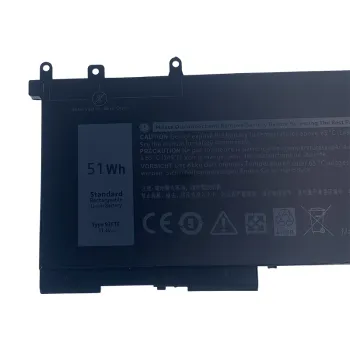 93FTF Laptop Battery for Dell Latitude Models: 5280, 5480, 5580, E5280, E5480, E5580, E5290, E5490, E5590 | 83XPC Compatibility
