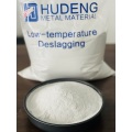 Aluminium alloy refining agent with transparent