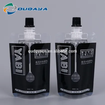 Customized Printing Packaging Pouch For Liquid Art Gouache