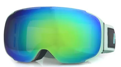 Custom comfortable wearing anti fog snow ski goggles eyewear
