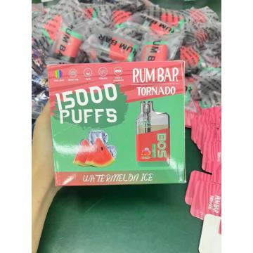 Rum Bar 15000 Disposable Vapes Rechargeable