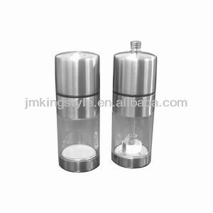 6 inch 18/8 Stainless steel manual pepper grinder
