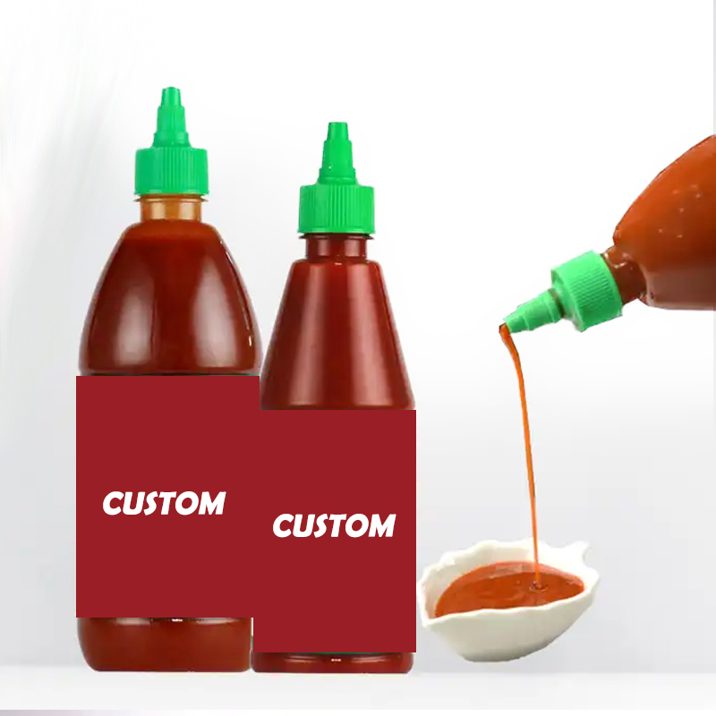 Süße Chilisauce heiße Sauce Sriracha in Flasche