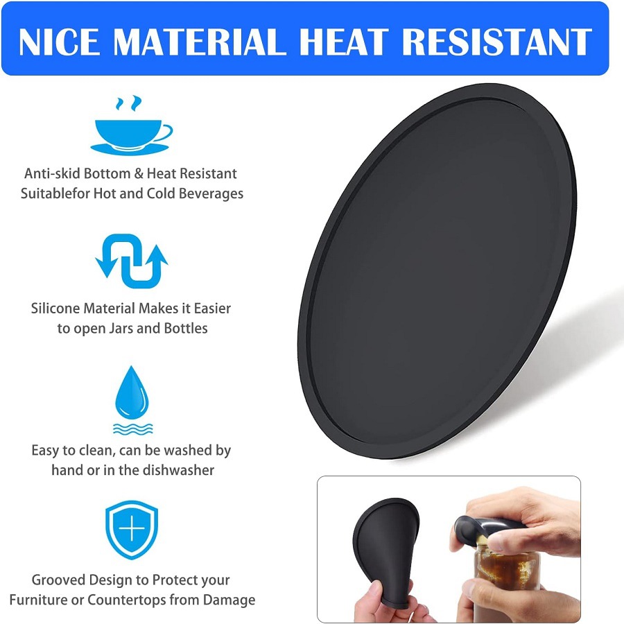 silicone drink cup coaster MFZ-H006