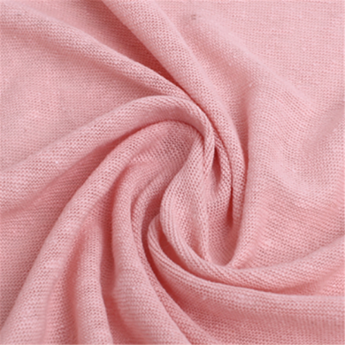 Breathable Knitted Coarse Jersey Linen Clothing Fabric