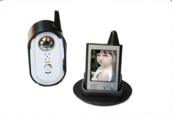 2.4ghz Handset Wireless Intercom Door Phone With Colored Video Touch Screen