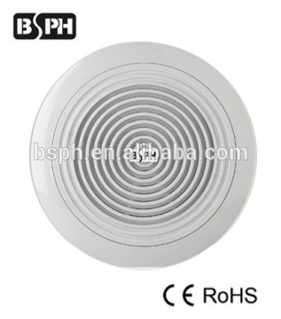 5 inch plastic high classical 6W Ceiling Speaker for Public Address system amplifier