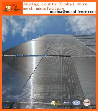 Aluminum Curtain Wall Metal Wire Mesh For Decorative