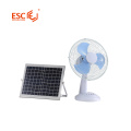 Super quiet household solar rechargeable fan