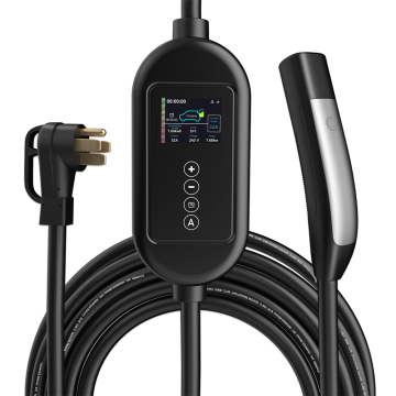 Portable AC EV Charger for Tesla with OLED Screen