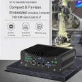 PC Industri Komputer Fanless W/RS232 RS485 GPIO 3G/4G