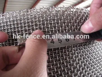 stainless steel/galvanized crimp weave wire mesh