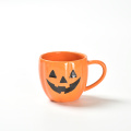 Halloween Pumpkin Cappuccino Coffee Ceramic Espresso Cup