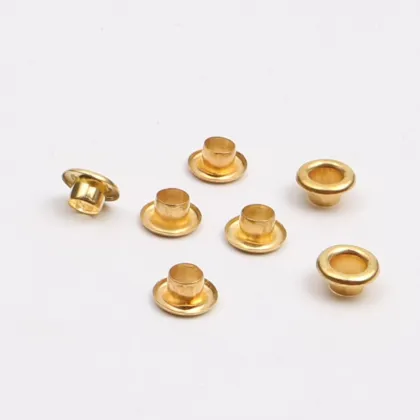 High end high quality zinc alloy eyelets for canvas metal eyelets for garment