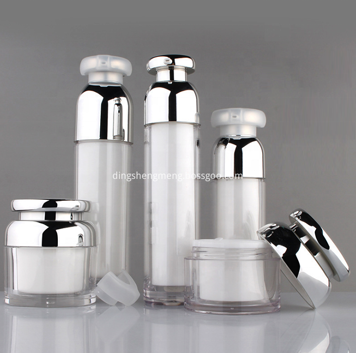 Acrylic Airless Serum Pump Bottle 15ml 30ml 50ml 100ml 120ml