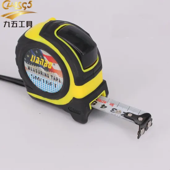 10m co-molded Rubber Coated Steel Measuring Tape
