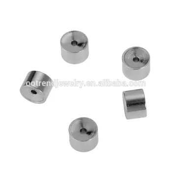 Wholesale stainless steel jewelry earring ,pendant crystal ,zirconia bezel cups