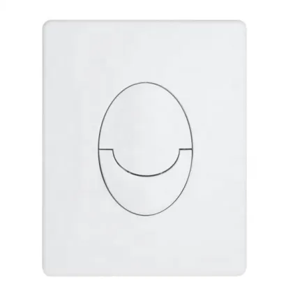 ABS Flush Control Plates Bright Chrome Round Dual Buttons Skate Cosmopolitan Plate