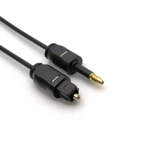 OD 2.2 Gold Plated Digital Optical Audio Cable Toslink SPDIF PVC for DVD VCR CD
