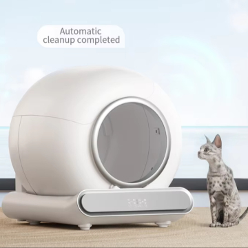 Smart Self-Cleaning Cat Litter Box with App Control for Multiple Cats