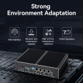 Komputer perindustrian intel 4lan 6com