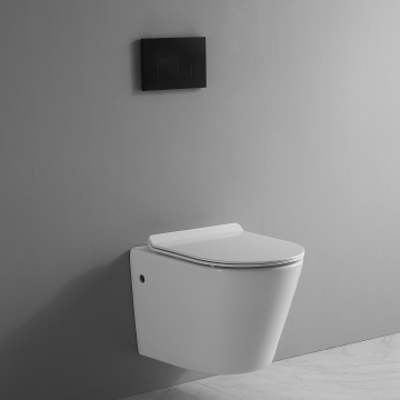 Wall-Hung Rimless Ceramic Water Closet - Sanitary Ware Toilet