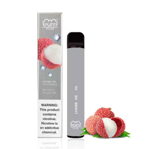 Puff plus 800 disposable with Lychee Ice flavor