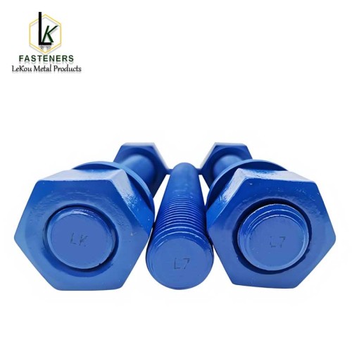 ASTM A320 GrL7 Шпілька з поўнай разьбой для эксплуатацыі пры нізкіх тэмпературах