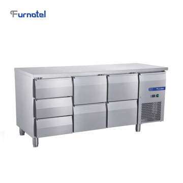 Commerical Kitchen Quality Luxury 7 Drawer Refrigerator and Chiller