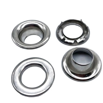 Stainless Steel Grommets 304 Silver Cloth Eyelets for Clothing