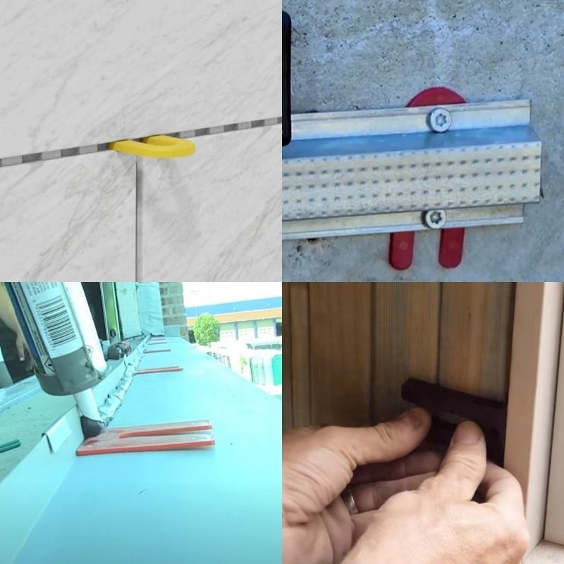 Horseshoe Shim Window Packer Plastic Flat Packers1